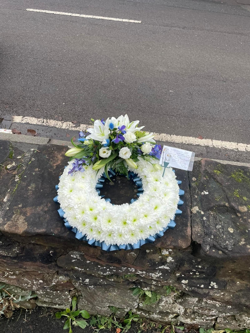 Funeral Wreath with Spray