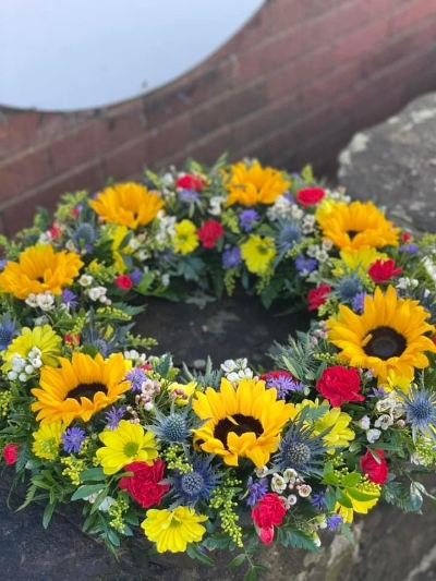 Sunflower Wreath